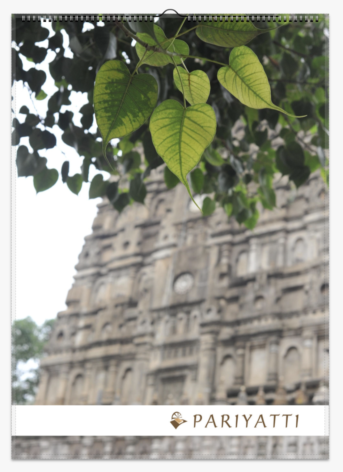 2026 Pariyatti Pilgrimage Wall Calendar (Worldwide)