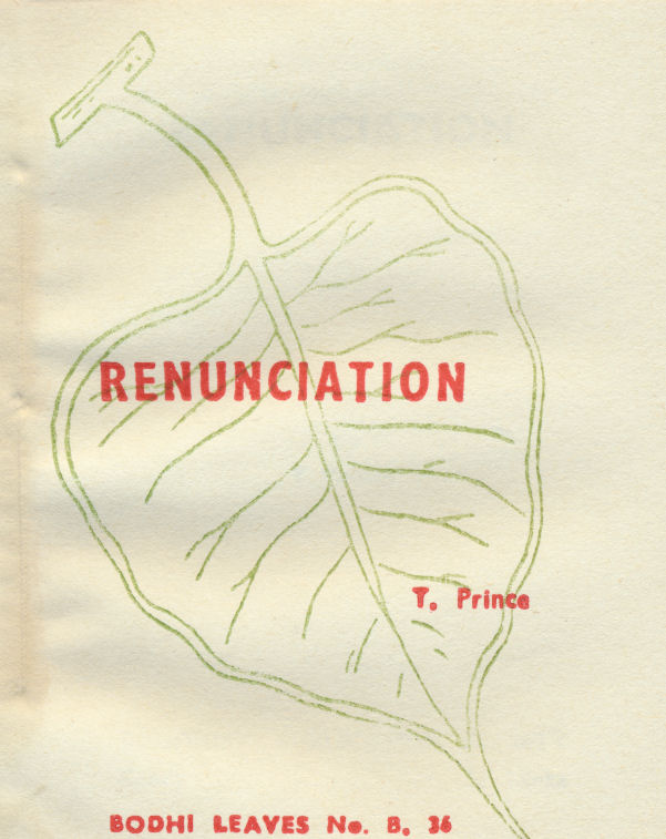 Renunciation