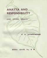 Anatta & Responsibility