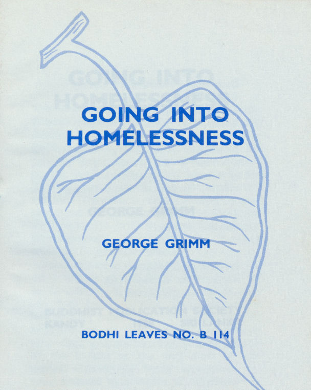 Going into Homelessness