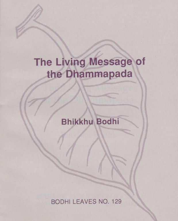 Living Message of the Dhammapada