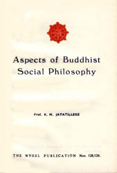 Aspects of Buddhist Social Philo