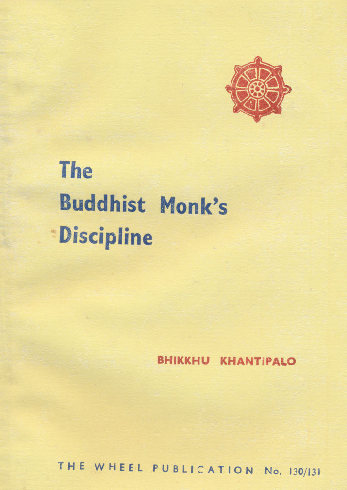 Buddhist Monk's Discipline