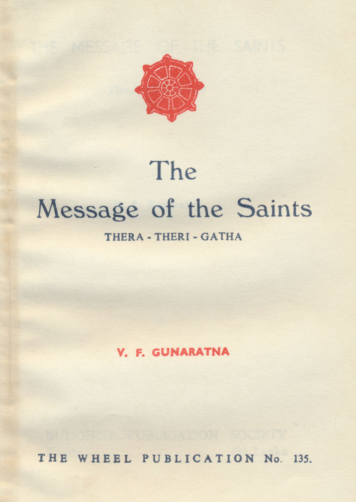 Message of Saints, The