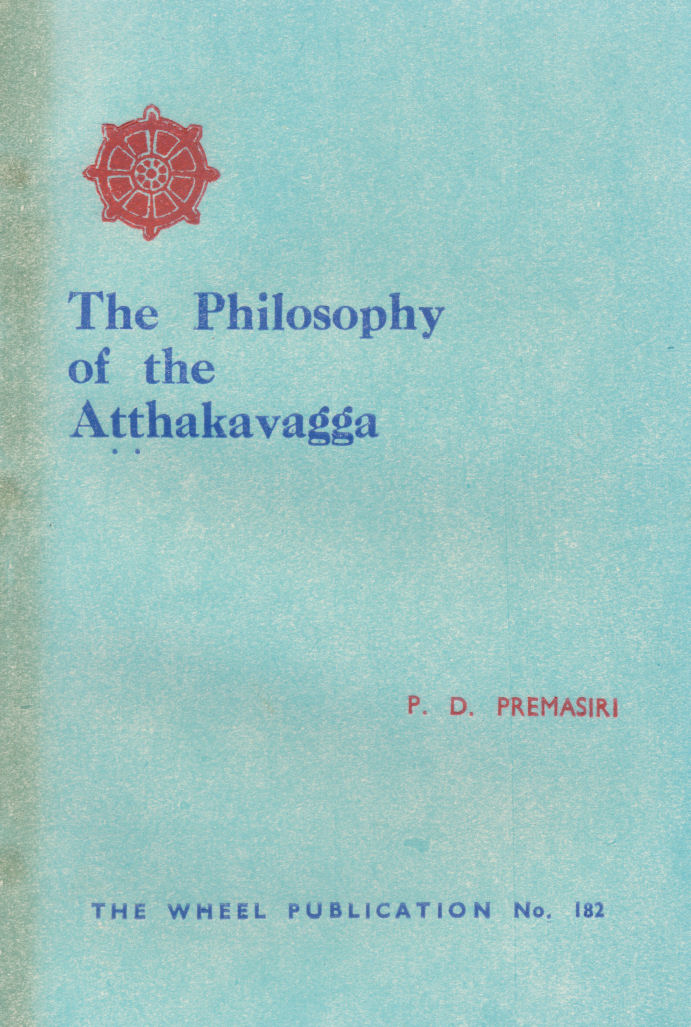 Philosophy of the Atthakavagga