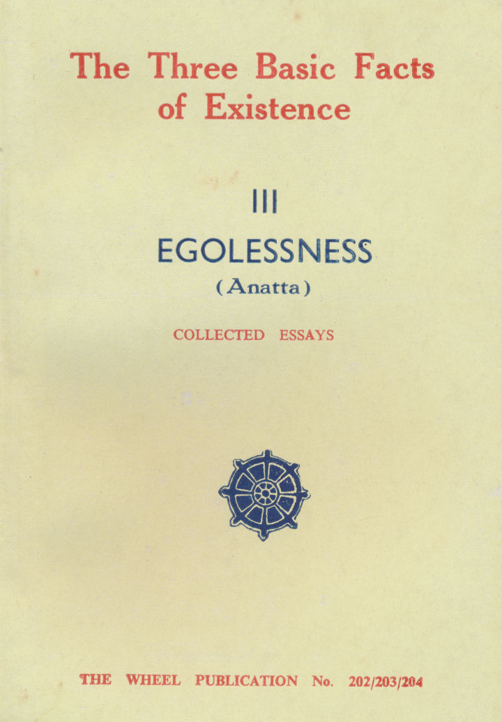 Three Basic Facts: III Egolessness