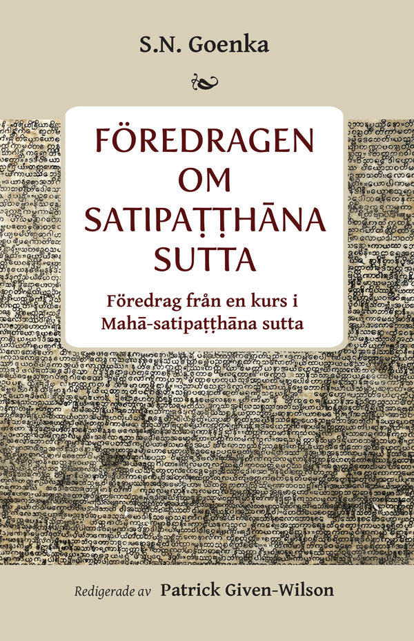 Föredragen om Satipatthana sutta - eBook PDF | ePUB | MOBI