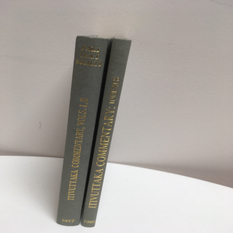 Itivuttaka Commentary Vol 1 - 3 (2 Vol Set)
