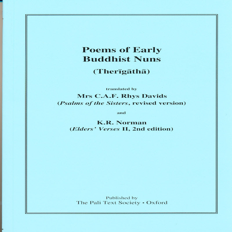 Poems of Early Buddhist Nuns