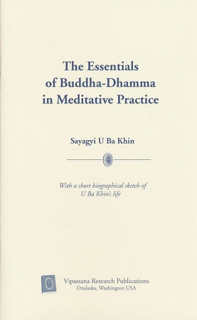 Essentials of Buddha-Dhamma