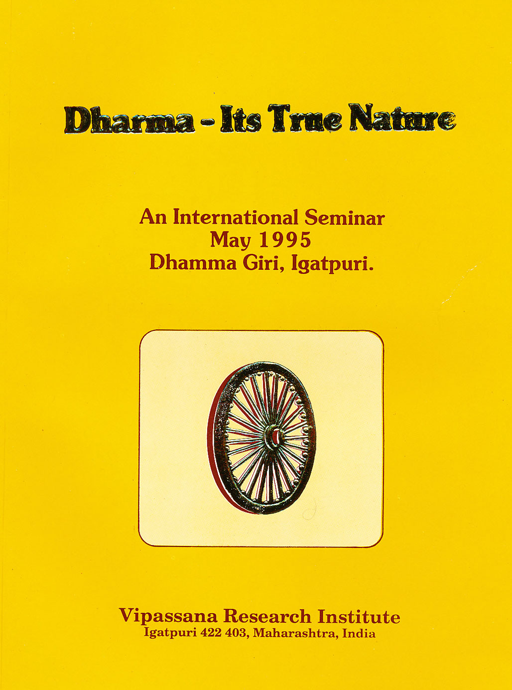 Dharma - Its True Nature