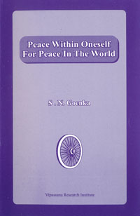 Peace Within Oneself For Peace In The World