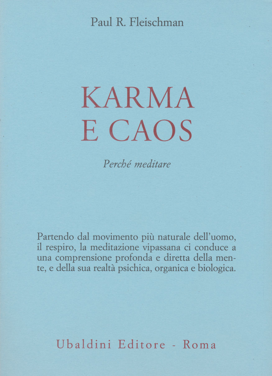 Karma e caos di Paul R. Fleischman e Forrest D. Fleischman