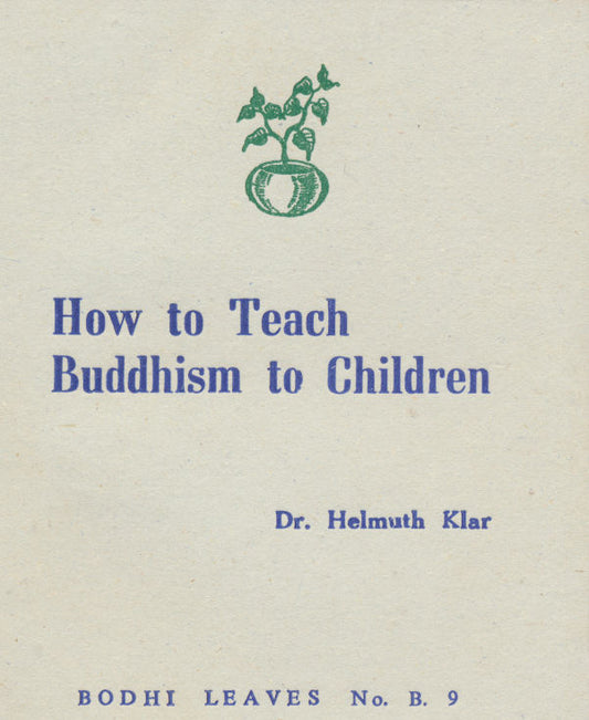 How to Teach Buddhism to Children