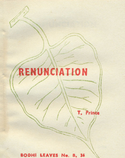 Renunciation