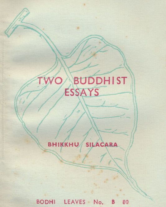 Two Buddhist Essays