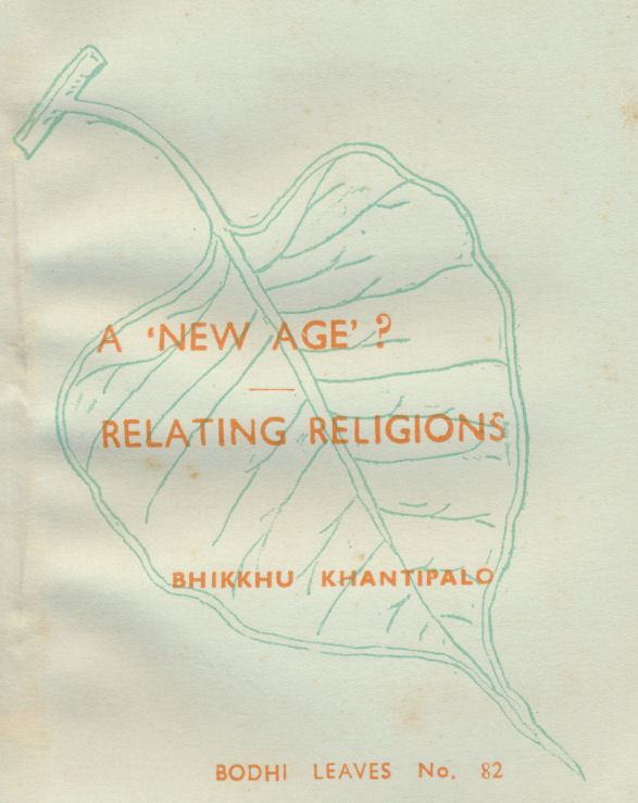 New Age? Relating Religions