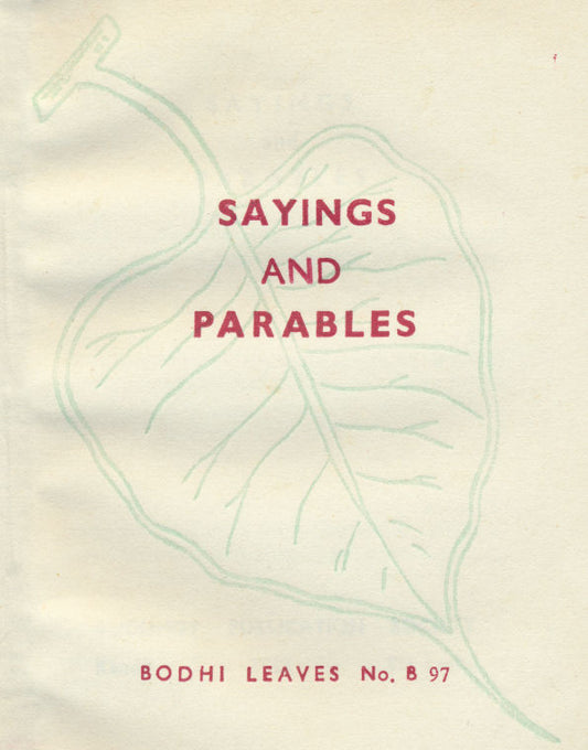 Sayings & Parables