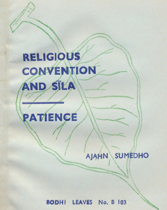 Religious Convention & Sila