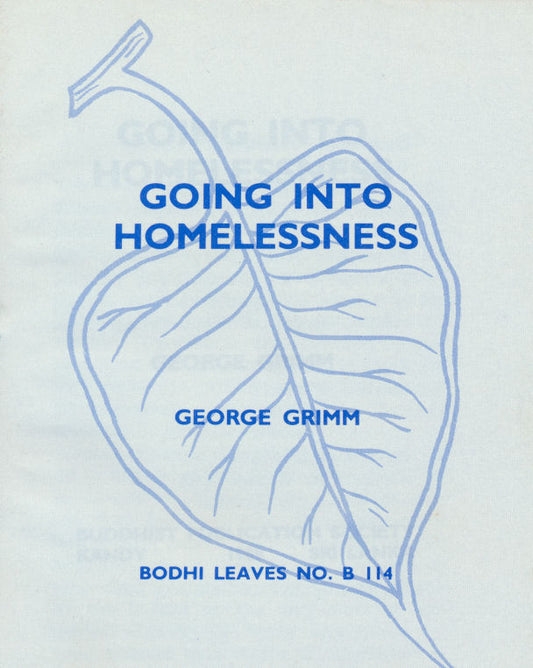 Going into Homelessness