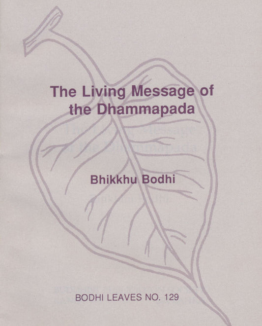 Living Message of the Dhammapada