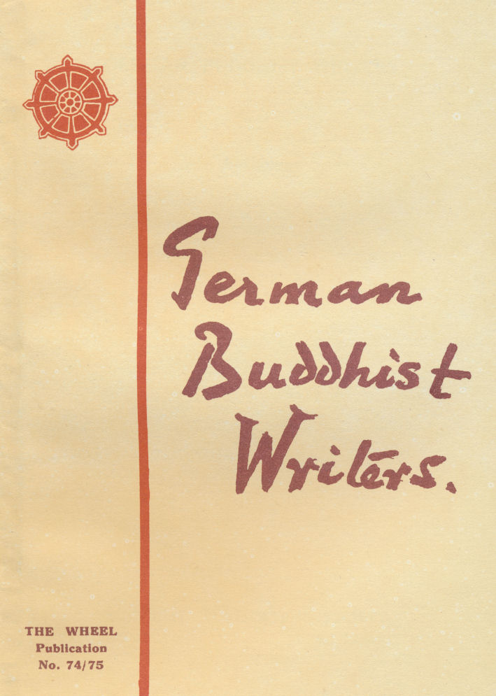 German Buddhist Writers