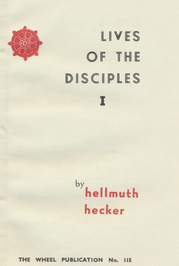 Lives of the Disciples:  Part I