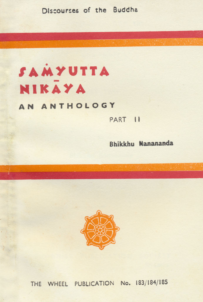 Samyutta Nikaya: An Anthology: II