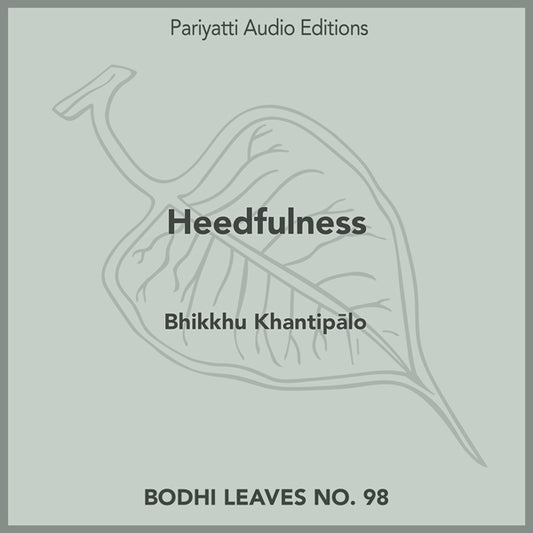 Heedfulness by Bhikkhu Khantip lo (MP3 Audiobook)