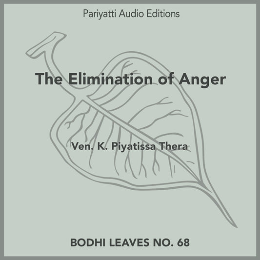 The Elimination of Anger - MP3 Audiobook