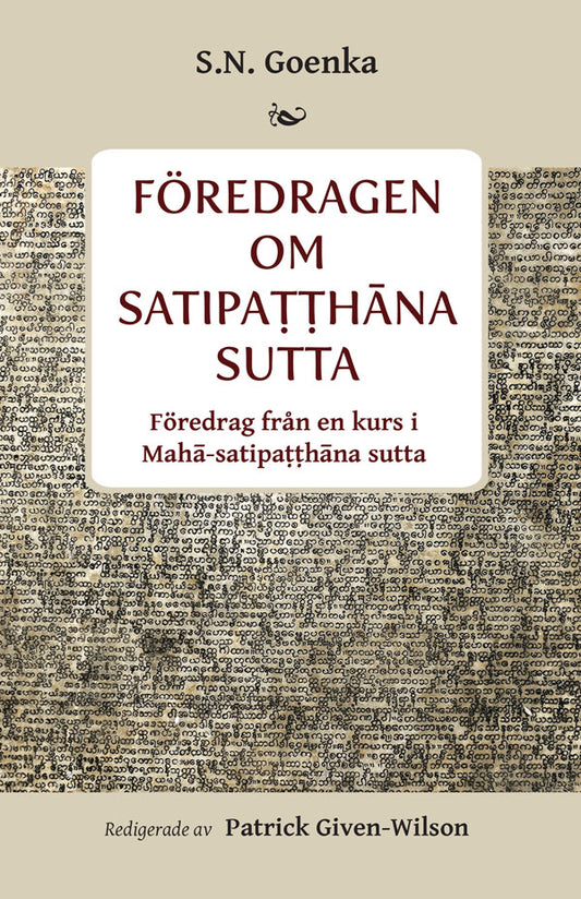 Föredragen om Satipatthana sutta - eBook PDF | ePUB | MOBI