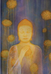 Card - "Flowering Buddha"