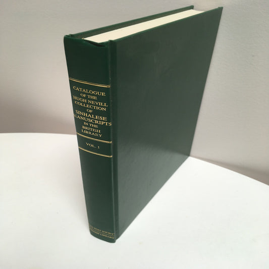 Catalogue of Hugh Nevill Collect. Vol 1 - 7