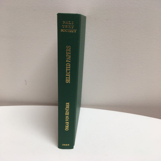 Selected Papers of Prof Oskar von Hinuber