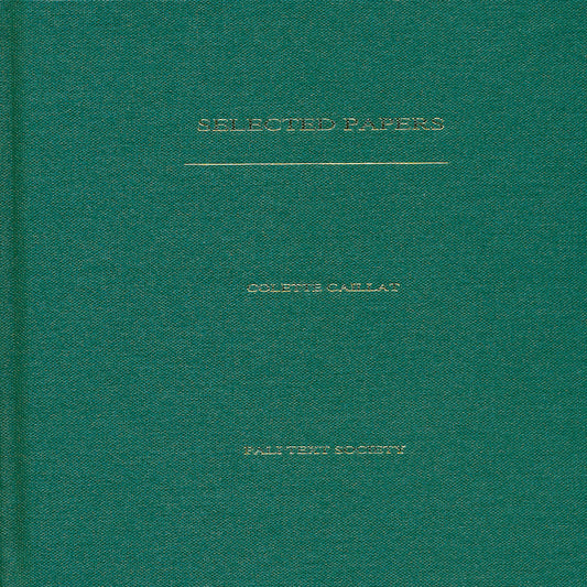 Selected Papers of Colette Caillat