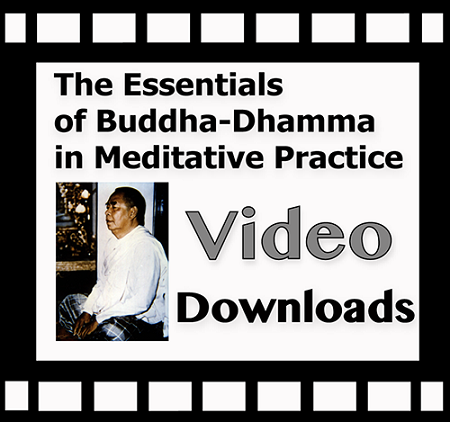 Essentials of Buddha-Dhamma (Video Downloads and Streaming ~ Multiple Languages)