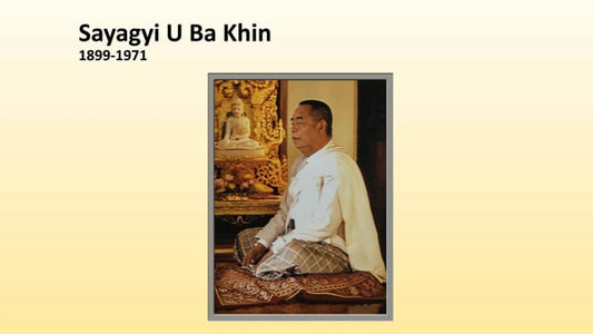 Sayagyi U Ba Khin: a talk by Patrick Given-Wilson (Video Streaming and Download)