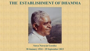 S.N. Goenka: a talk by Patrick Given-Wilson, Part 1 (Video Streaming and Download)