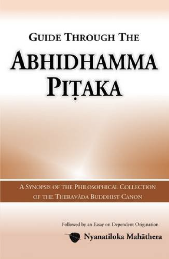 Guide through the Abhidhamma Pitaka B302