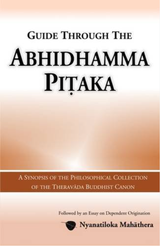 Guide through the Abhidhamma Pitaka B302