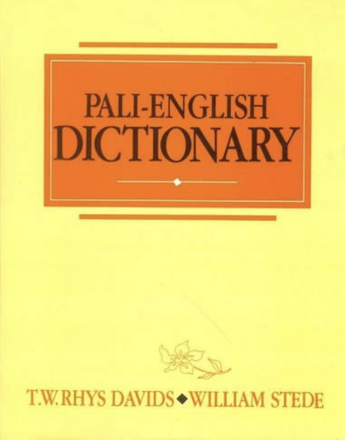 Pali-Eng Dictionary (Motilal)
